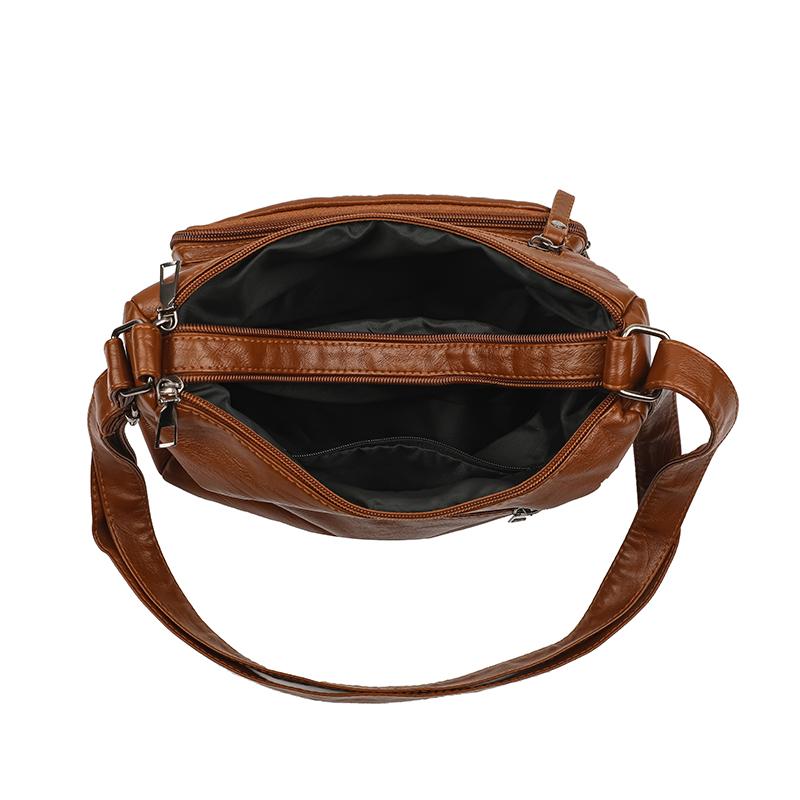 Women's Crossbody Bag Multi-Compartment Large Capacity Commuter Shoulder Bag Mother Bag