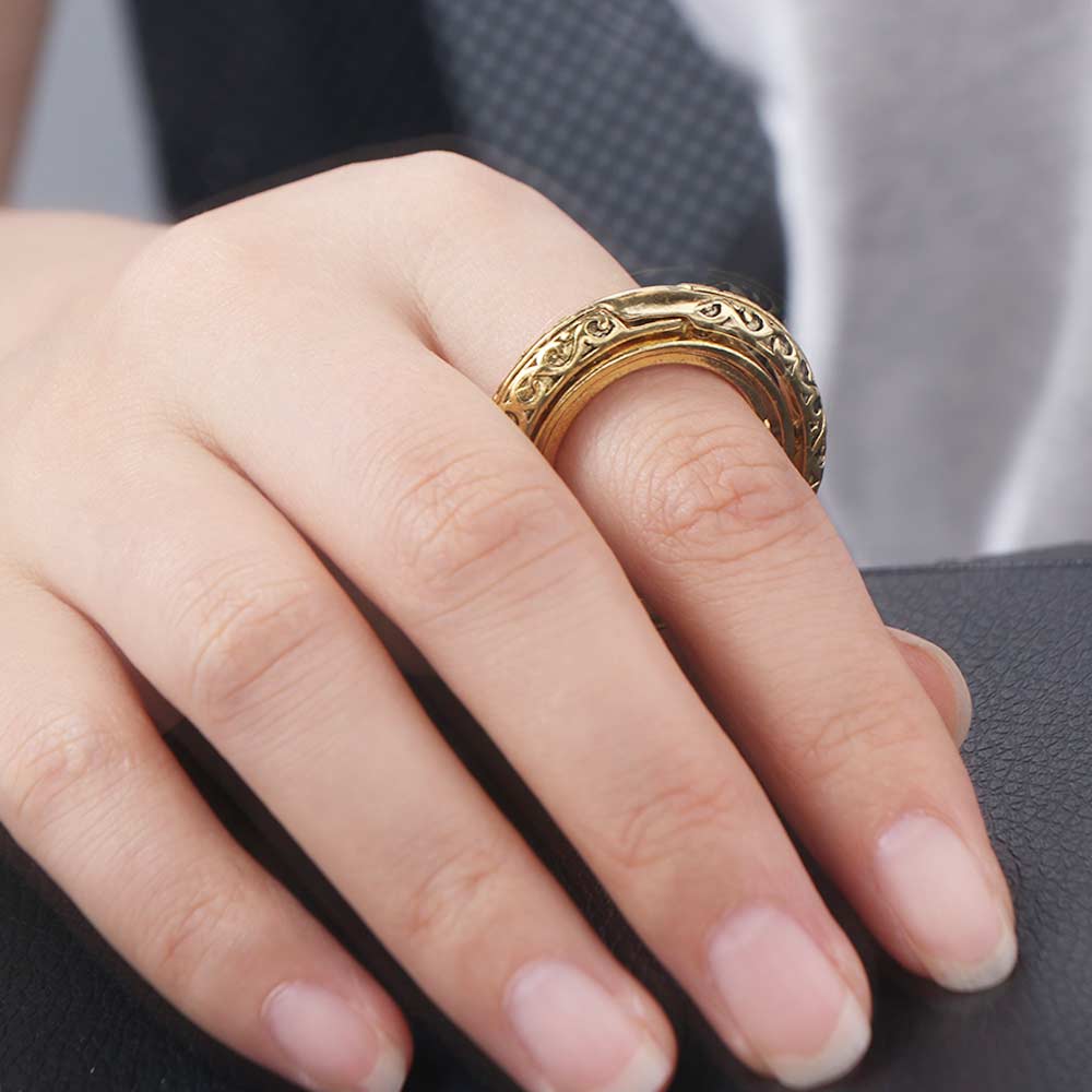 Retro Style Astronomical Ball Ring Universe Sphere Astronomy Ball Rings Couple Necklace