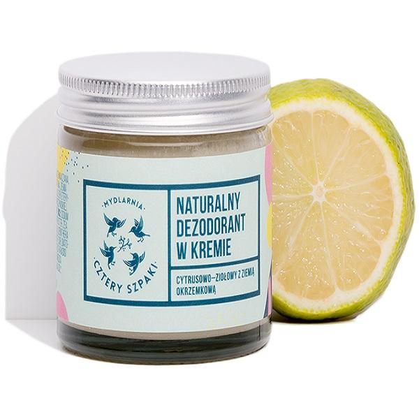 CZTERY SZPAKI Krémový deodorant citrusovo-bylinný 60ml