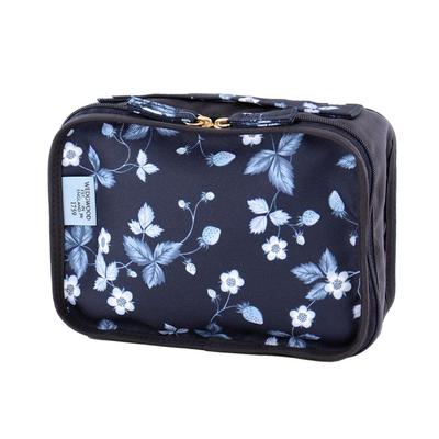 Wedgwood Kleine Aufbewahrungs-Reise-Tasche mit Mini-Tasche, Erdbeere und Tintenblau (Marine), Damen, 001256-0001-02