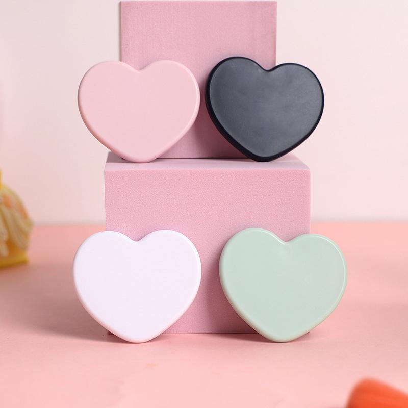 1PC Mirror Dormitory Simple Dressing Mirror Love Small Mirror Gift Makeup Mirror Beauty Heart-shaped Mini Student