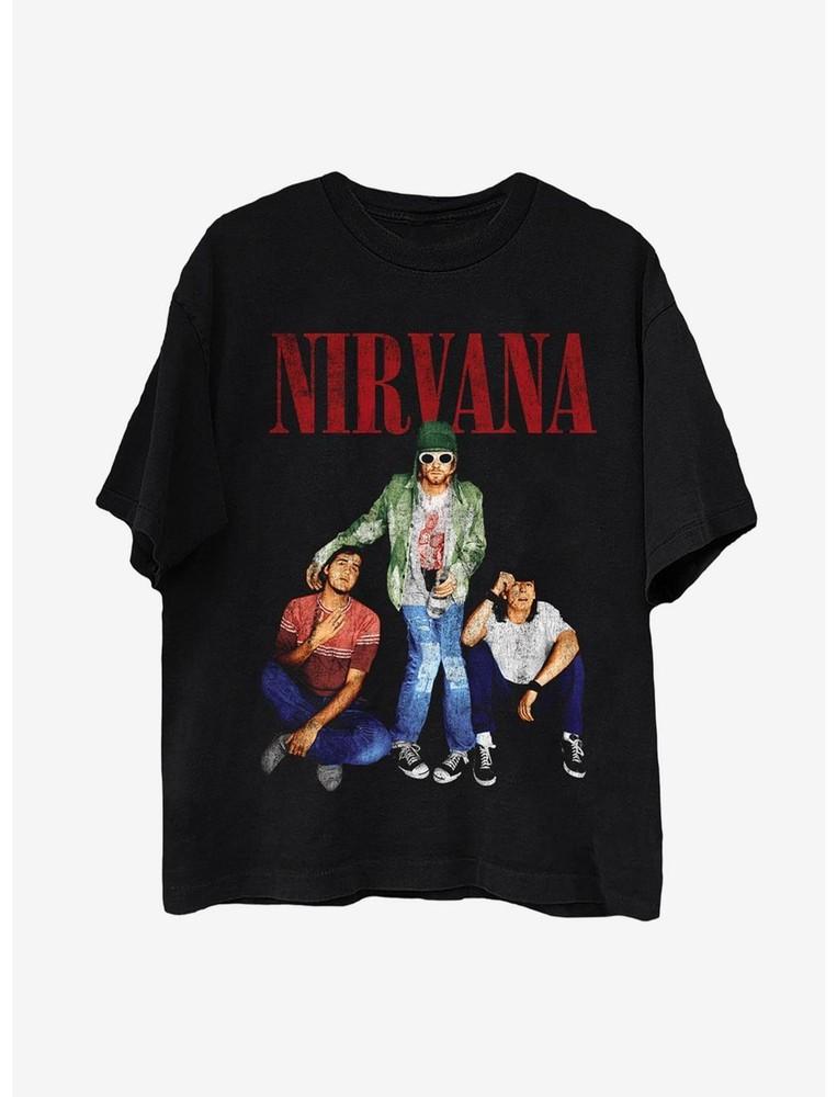 Nirvana Kurt Standing T-Shirt Unisex T-Shirt XL