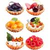 Hemoton 6Pcs Artificial Cake Set, Fake Simulation Realistic Food, Imitation Faux Fruit Cake Dessert, for Kitchen Party Decoration Display Props Model