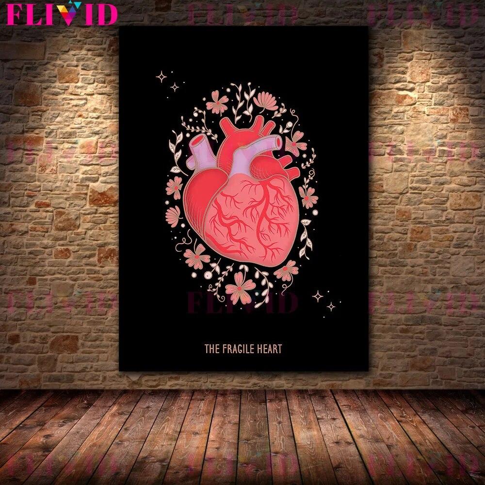 Gothic Spooky Mystical Prints Decor Wall Art Canvas Painting Fortune Teller And Witchcraft Element Poster And Print Home Decor No Frame