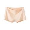 Female Summer Thin Ice Silk Pure Cotton File Anti - Skimming No Edge No Mark Flat Angle Underwear