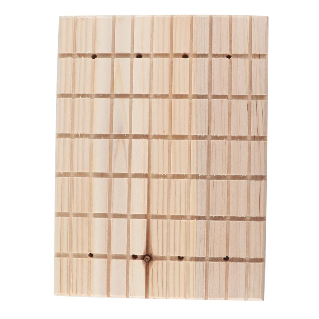 Wooden Claws Scratching Board for Pet Hamster Squirrel Rabbit Play Toy Cage Ornament
