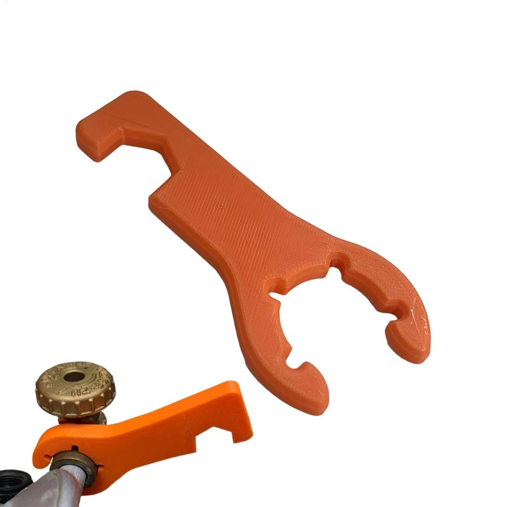 Valve Wrench Multifunctional Double-head Wrench Pressure Reducing Valve Spanner for Plumbing Automotive HVAC RV Repair