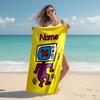 Personalized customized proof beach towel with Untitled Dance pattern - soft, absorbent,quick-drying,perfect swimming,camping&bathing