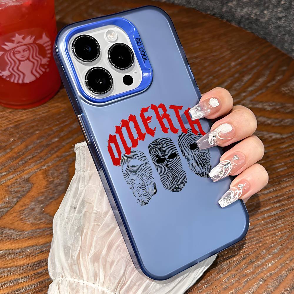 

Luxury O-Omertas Cool M-Maes 47 Phone Case For IPhone 17 16 15 Pro Max Plus 14 13 12 11 Black White Shockproof Phone Cover iphone16ProMax