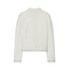 European and American women's clothing 1116 spring new products stand-up collar waist lace crochet versatile long-sleeved shirt top women