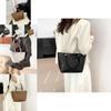 Elegant White Quilted Chain Tote Bag For Women With Soft Pu Material And Trendy Aesthetic