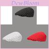 Vintage Red Beret Hat With Sun Protection For Women Spring Summer Casual Style