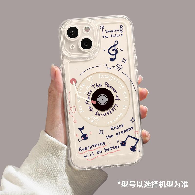 Applicable to Apple 11promax mobile phone case, new iphone11 retro cd women's all-inclusive plus women's lens protection