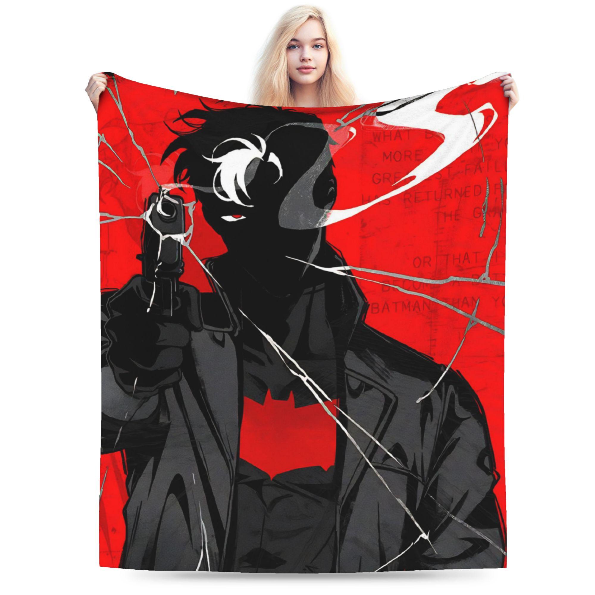 

Jason Todd Knitted Blankets Comics Superhero Flannel Throw Blanket Summer Air Conditioning Decoration Ultra-Soft Warm Bedspreads 200x150cm