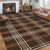 Modern Geometric Area Rug Non Slip Floor Carpet Abstract Art Living Room Bedroom Office Home Decor Mat