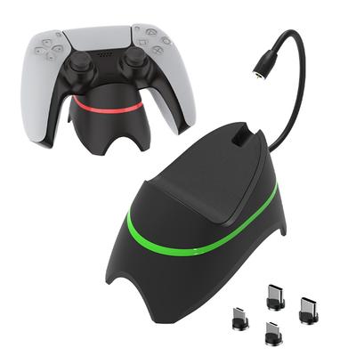 Controller Charger Dock pro Switch Pro, Xbox Series S/X, PS5/4, IC Protection, nabíjecí dokovací stanice s nabíjecím kabelem typu C s indikátorem nabíječky