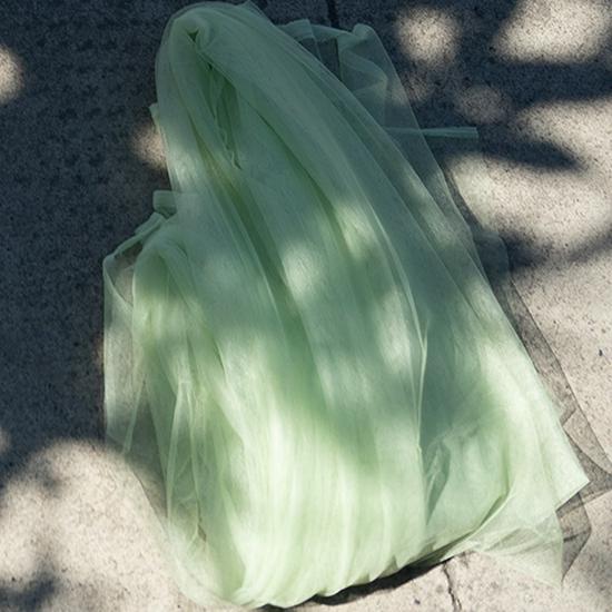 3M Wide White Mesh Mosquito Net Fabric for Windows, Doors, Canopies, and Wedding Dresses.