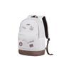 Li Ning Sports Leisure Large Capacity Simple Versatile Polyester Backpack Unisex Backpack Beige ABSV313-26