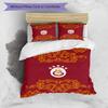 3pcs Football Team (2) Design Cover Set - HD Printed Bedding with 1 Cover and 2 Pillowcases - Perfect for Home and Dorm Decor