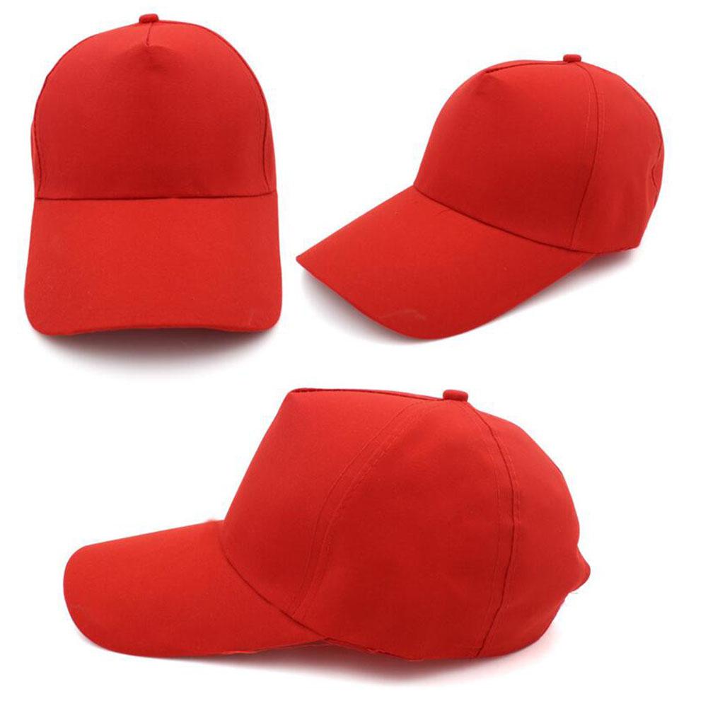 Men Women Winter Solid Color Baseball Cap Adjustable Sun Cap for Outdoor Use