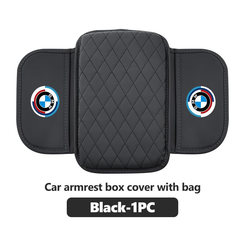 Car Arm Rest Cover With Storage Bag Center Console Elbow Cushion For BMW X1 X2 X3 X4 X5 X6 F49 F39 F25 G01 F16 G06 G07 F25 F30