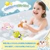 VBACALA Bath Toys, Swim, Swim, Crab, Frog, and Penguin, Wind-Up Animal Set, 3-Piece Set, Water Play, Pool Toy, Bath Toy, Kids, Christmas, Birthday