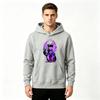 Men Anime Satoru Gojo Print Pullover Hoodie Casual Long Sleeve Streetwear Sweatshirt