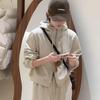 2026 Korean Style Hooded Sweatshirt & Elastic Waist Wide-Leg Pants Set for Women - Spring/Autumn Collection