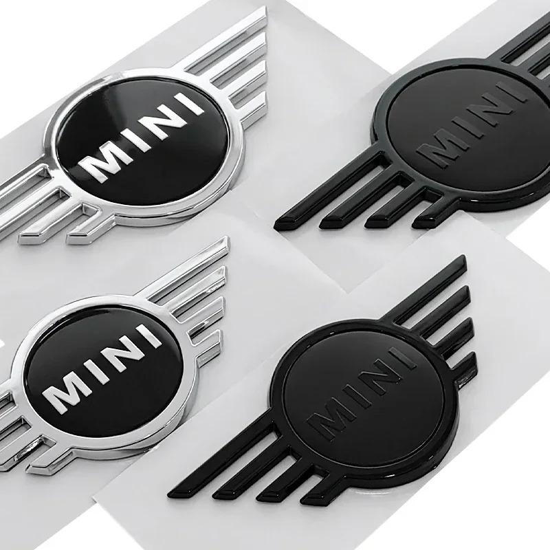 Heck Emblem Logo ABS 14,3CM 11,3CM Auto Frontaufkleber für MINI Countryman Clubman JCW F55 F56 F60 Plakette Auto Zubehör