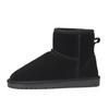 Klassiske Damesneakers i Ægte Læder - Med Pels, Store Størrelser, Varme, Kort Model