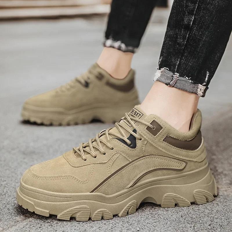 Working Shoes Men Hiking Boots Offer Cheap Shoes Clearance Free Shipping Mens Shoes Man Tactical Boots Men's Ankle Sneakers