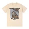 Too Many Radiosnot Enough Funny Cat Pattern Tshirt Womens Casual Short Sleeved Tshirtstreet Wear