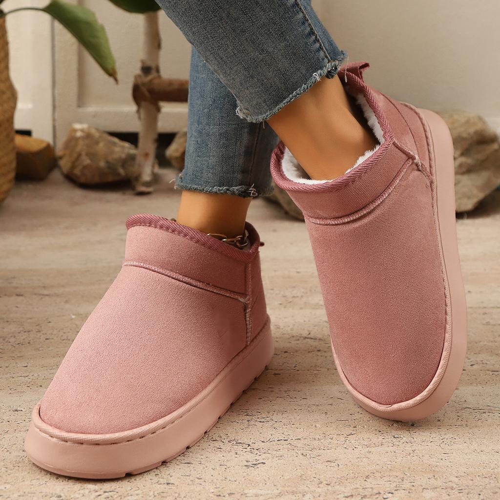 New Home Cotton Slippers Warm and Thickened Couple Models Simple Autumn and Winter Indoor Half Pack and Home Furnishing
