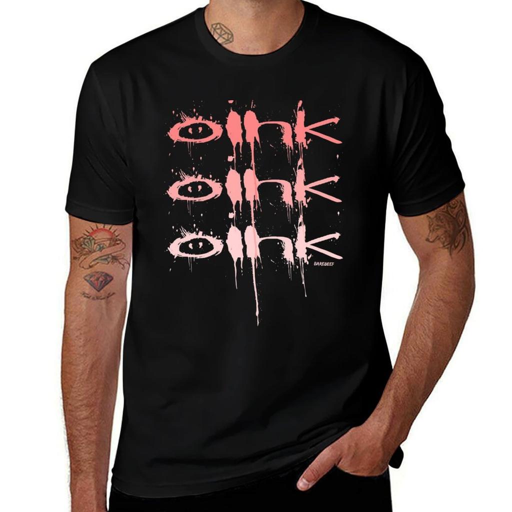 Oink Splash T-Shirt Baumwoll-T-Shirt 100% Essential T-Shirt T-Shirt