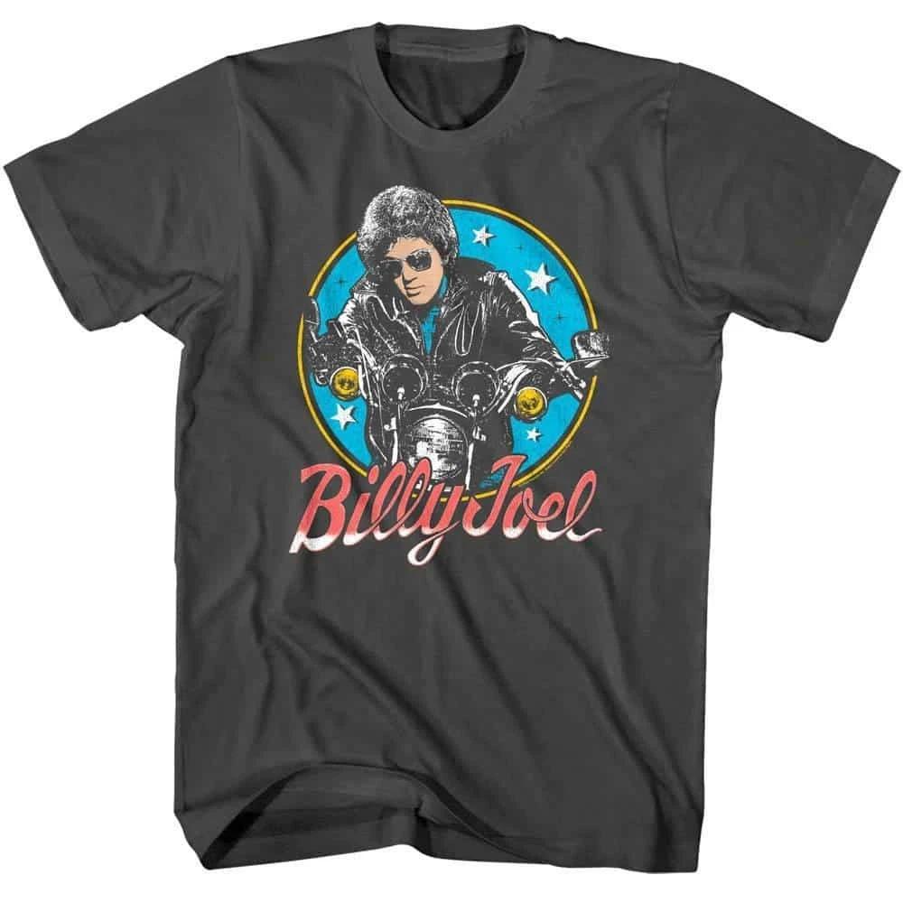 Billy Joel Biker Hair Men s T Shirt S
