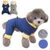 Waterproof Dog Jumpsuit with Hat Warm Fleece Linner Winter Dog Onesie 4-Legs Puppy Pet Jacket Padded Dog Clothes for Small Dogs