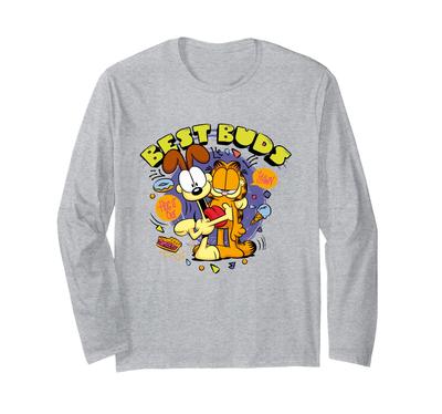 Garfield and Odie Best Buds Long Sleeve T-Shirt