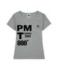 PRIMATE Mono Days Women'S U-Neck Slim Fit Short Sleeve T-Shirt 7 Colors