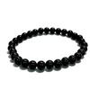 Set of 5 Pieces Round Beads Bracelet Adjustable 6 Mm Natural Beaded Stretchable Elastic Jewellery Bracelet Bangle for Women, Men, Girls, Boys, Unisex
