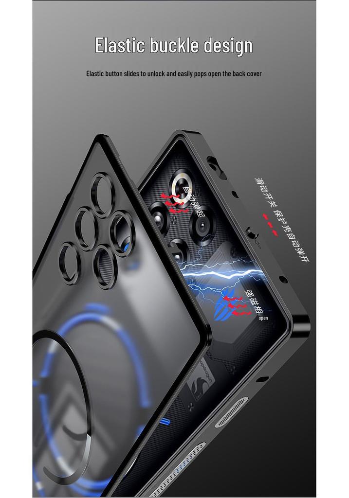 RedMagic 11 Pro+ Magnetic Gaming Case with Zero-Touch Metal Heat Dissipation