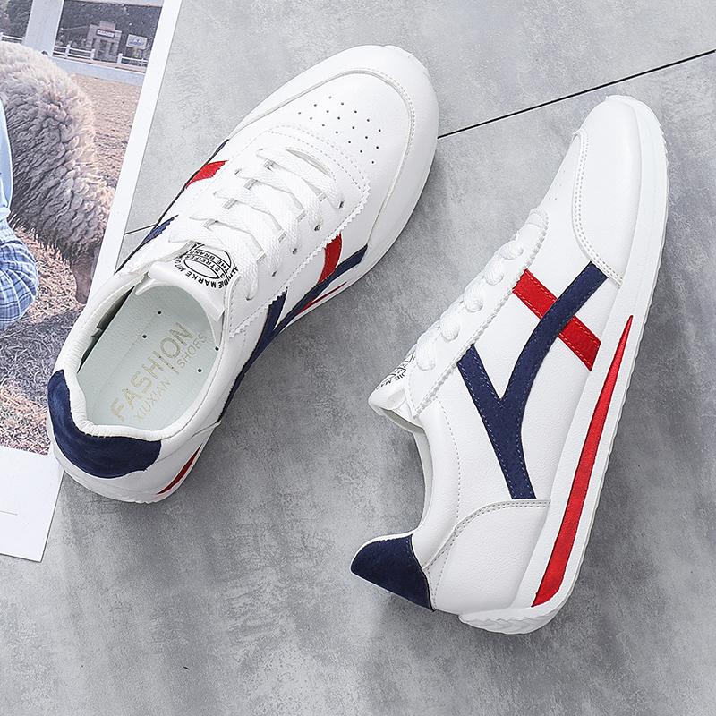 New Soft Leather Shoes Women Flats Spring Autumn Casual Shoes For Women  Comfortable Female White Shoes Girl Student Sneaker