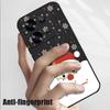 Cute Santa Claus Printed Lanyard Phone Case For Xiaomi Redmi Note 14 13 12 Pro Note 13 14 Pro Plus 5G 13 13C 4G 11 10 Pro Soft Silicone Cover