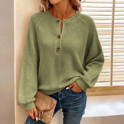 Pull en maille à col roulé à manches longues décontracté et tendance pour femme