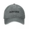 Bon Iver Baseball Cap Fishing Caps Unisex Vintage Streetwear Tactical Cap Unisexs Womens