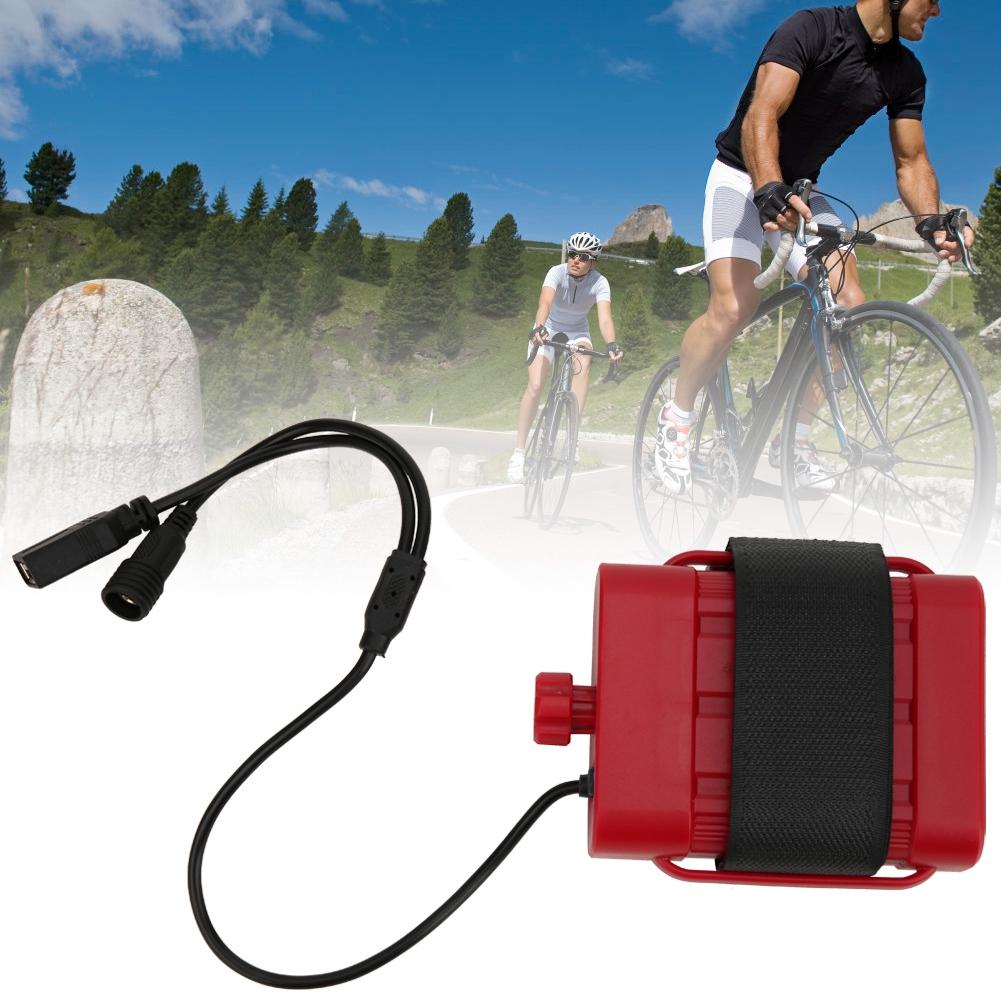 Caja de Plástico Impermeable para Paquete de Baterías 26650 Caja de Almacenamiento de Baterías para Ciclismo Entrada DC