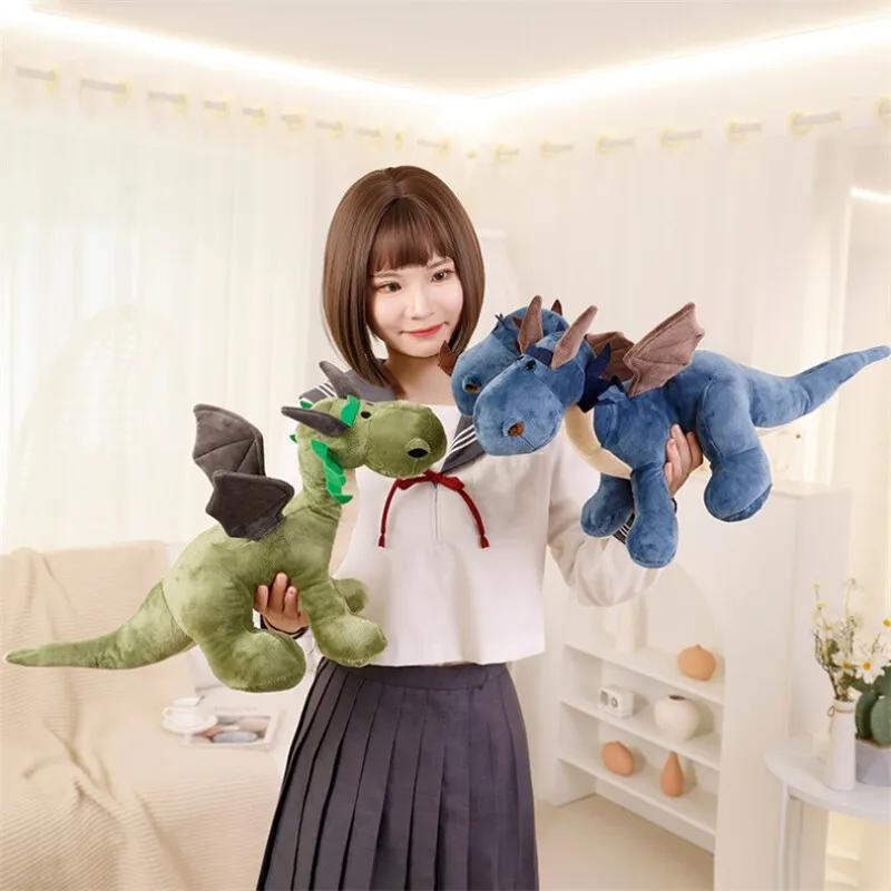 Neues Lebensechtes Dinosaurier Drachen Stofftier Spinosaurus T-Rex Dinosaurier Plüschtiere Wildtier Tolles Lustiges Geschenk für Kinder Geburtstag