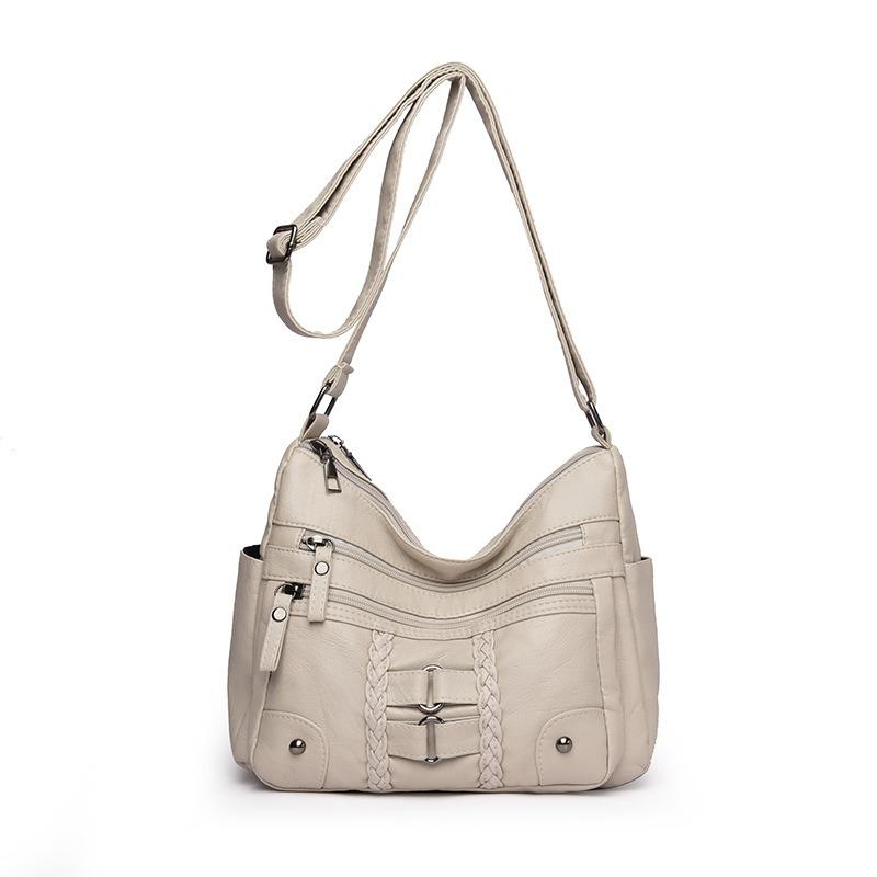 Mom Bag Women's New Fashionable Small Square Bag Single Shoulder Messenger Bag Large Capacity Shopping Bag Women's Bag
