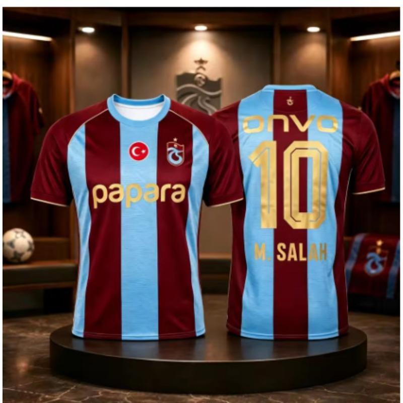 Camiseta de Fútbol Trabzonspor Salah #10 2026 – Ropa Deportiva de Verano para Hombre