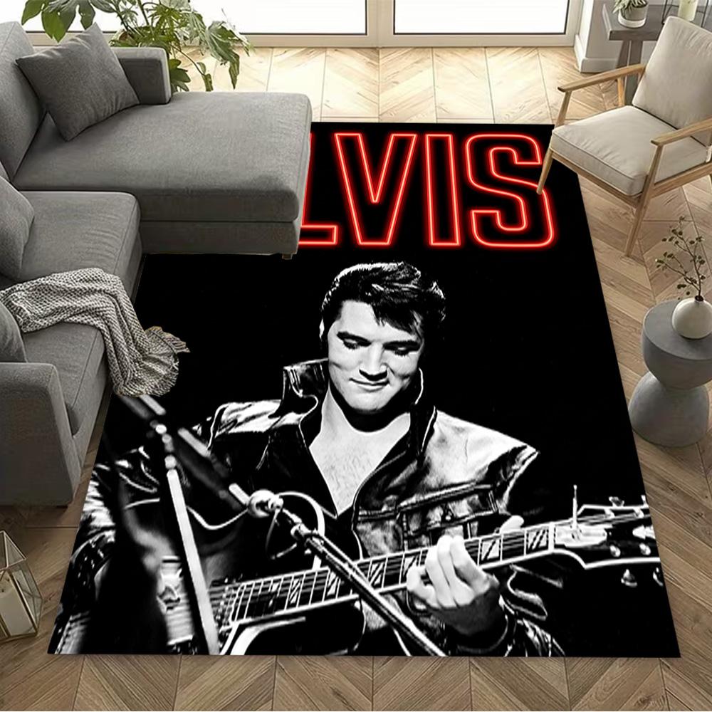 Elvis Presley Performance Floor Rug Office Rug Perfect for Game Room Playrooms Balcony Foyer Antislip Carpet Office home decor Best for Christmas