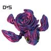 3D Printed Rose Turtle Figurine Movable Joints Flower Sea Tortoise Figure Articulated Animal Model Toy Home Office Bookshelf Desktop Decoration